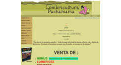 Desktop Screenshot of lombricultura.cl